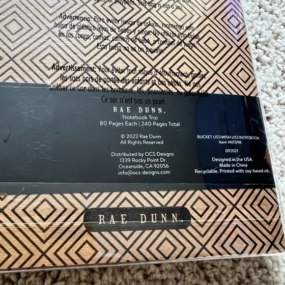 Rae Dunn Notebooks - Picture 3 of 4